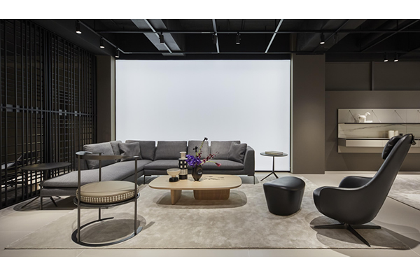 B&B ITALIA MAXALTOマクサルト シティ　コーナーソファ3点セット B&B ITALIA Maxalto マクサルト「Charles/チャールズ」黒本革で